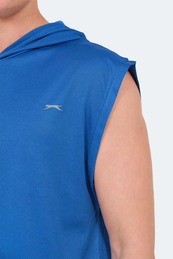 Slazenger ONDINA IN Erkek Tişört Saks Mavi