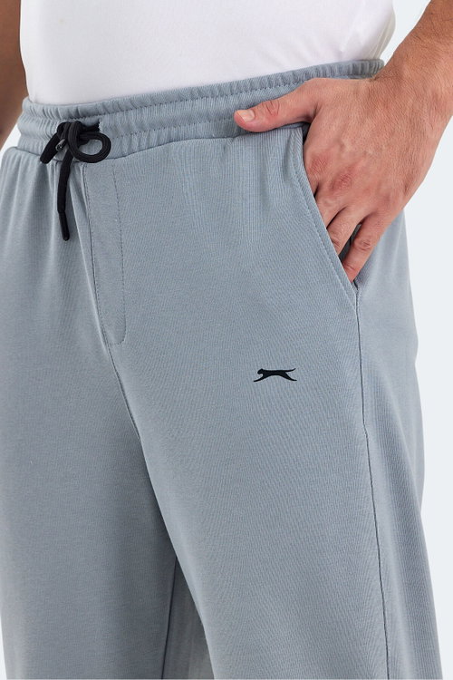 Slazenger ONIONIX I Erkek Cepli Gri Eşofman Altı