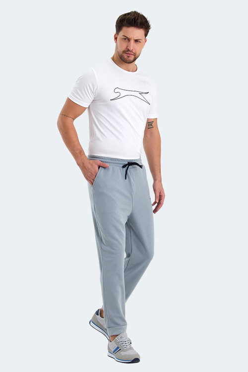 Slazenger ONIONIX I Erkek Cepli Gri Eşofman Altı