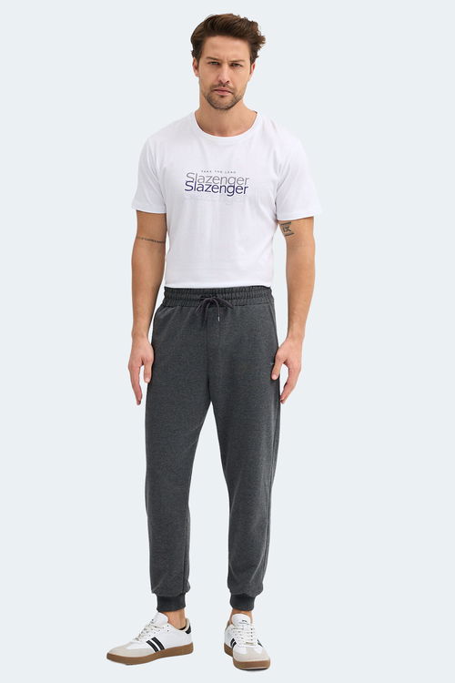 Slazenger ONIONIX I Erkek Cepli Koyu Gri Eşofman Altı