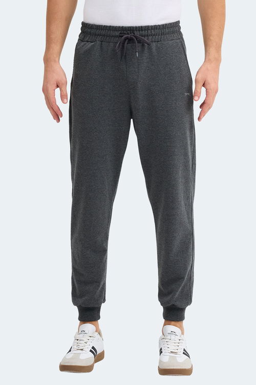 Slazenger ONIONIX I Erkek Cepli Koyu Gri Eşofman Altı