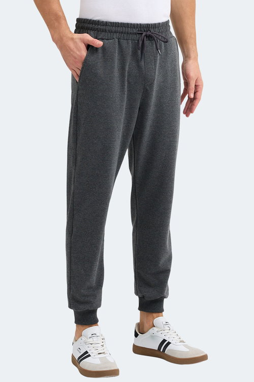 Slazenger ONIONIX I Erkek Cepli Koyu Gri Eşofman Altı
