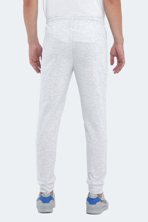 Slazenger ONLY IN Erkek Fermuar Cepli Gri Eşofman Altı