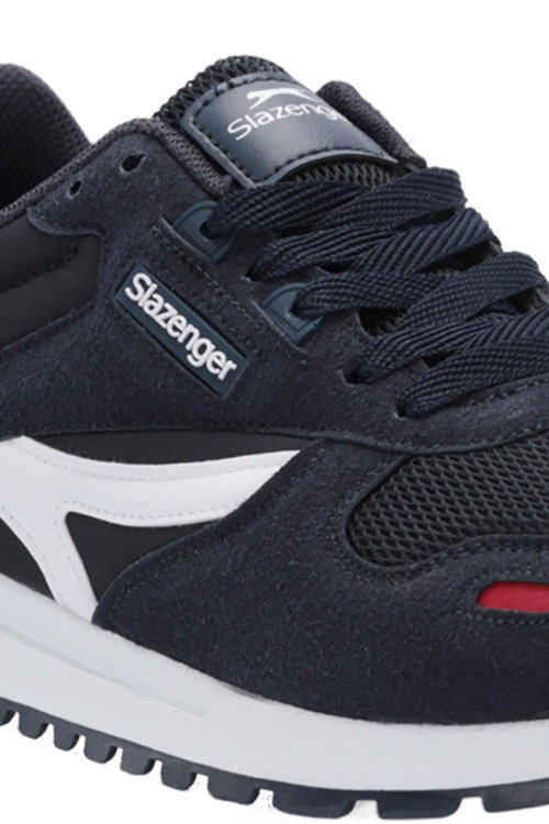 Slazenger OPTIMAX I Erkek Lacivert / Kırmızı Günlük Spor Ayakkabısı