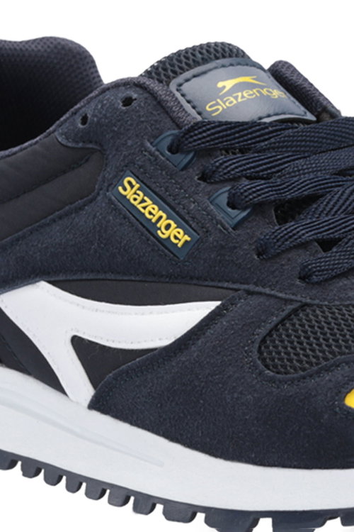 Slazenger OPTIMAX I Erkek Lacivert / Sarı Günlük Spor Ayakkabısı