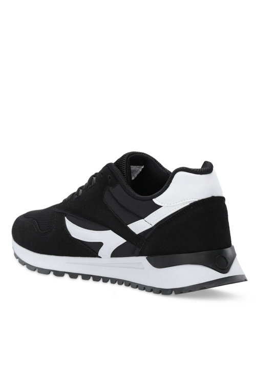 Slazenger OPTIMAX I Erkek Siyah / Beyaz Günlük Spor Ayakkabısı