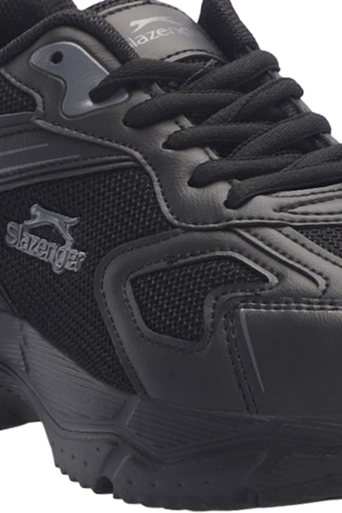 Slazenger ORNELLA Erkek Siyah / Koyu Gri Koşu & Yürüyüş Spor Ayakkabısı - Thumbnail