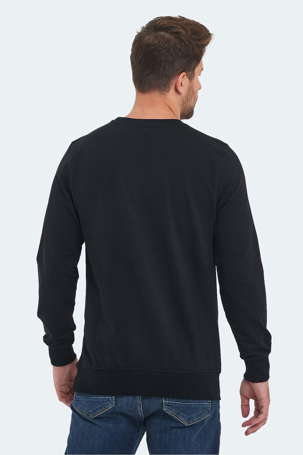 ORTWIN Erkek Sweatshirt Siyah