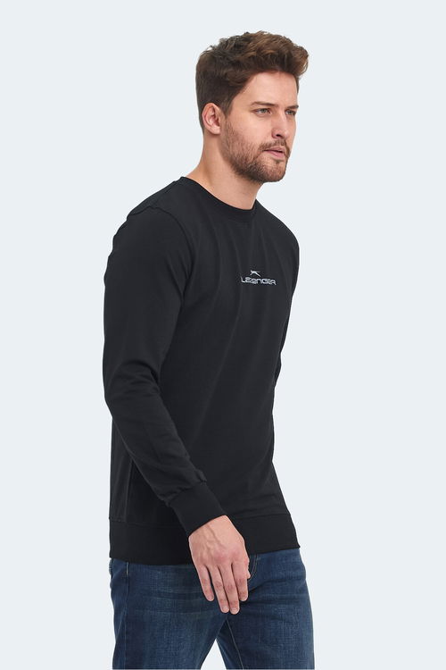 ORTWIN Erkek Sweatshirt Siyah