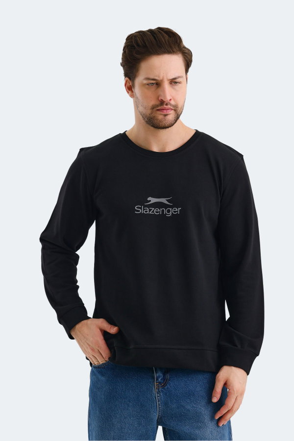 Slazenger ORTWIN Erkek Siyah Sweatshırt