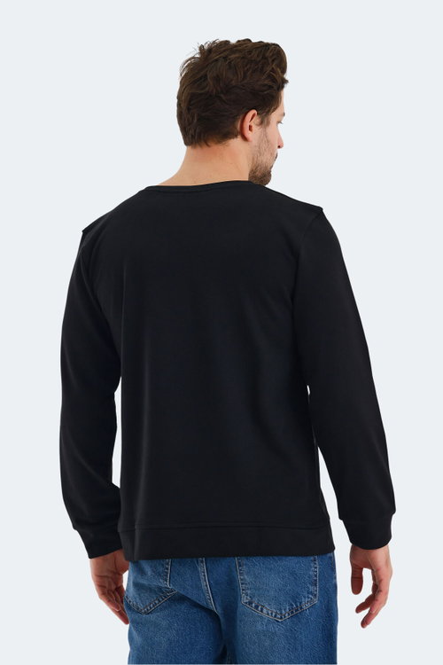 Slazenger ORTWIN Erkek Siyah Sweatshırt