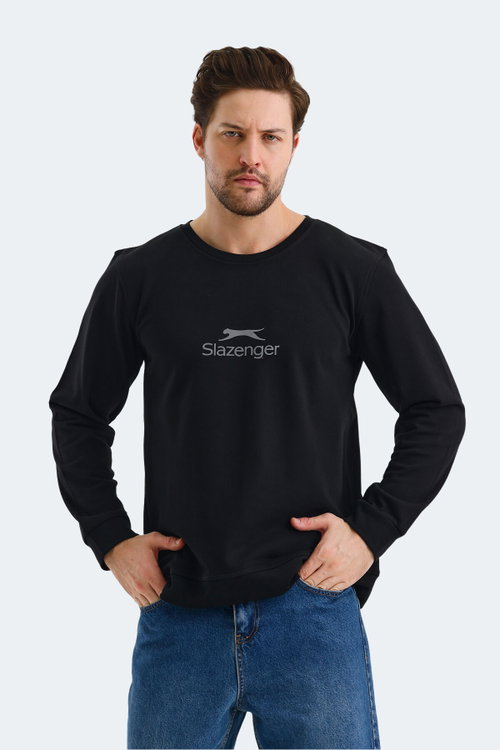 Slazenger ORTWIN Erkek Siyah Sweatshırt