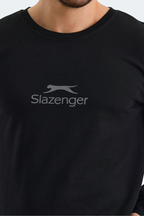 Slazenger ORTWIN Erkek Siyah Sweatshırt
