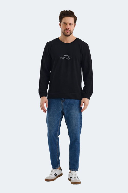 Slazenger ORTWIN Erkek Siyah Sweatshırt