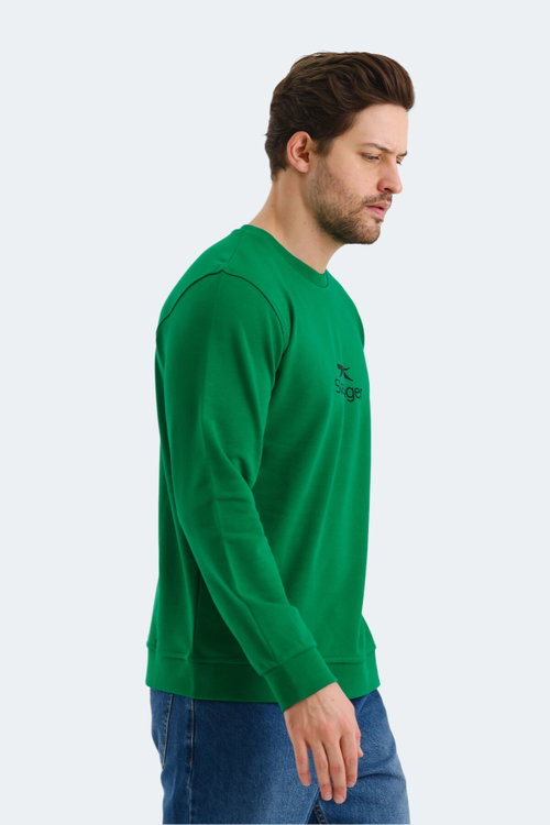 Slazenger ORTWIN Erkek Yeşil Sweatshırt