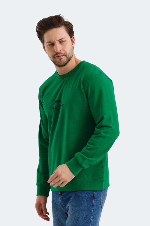 Slazenger ORTWIN Erkek Yeşil Sweatshırt