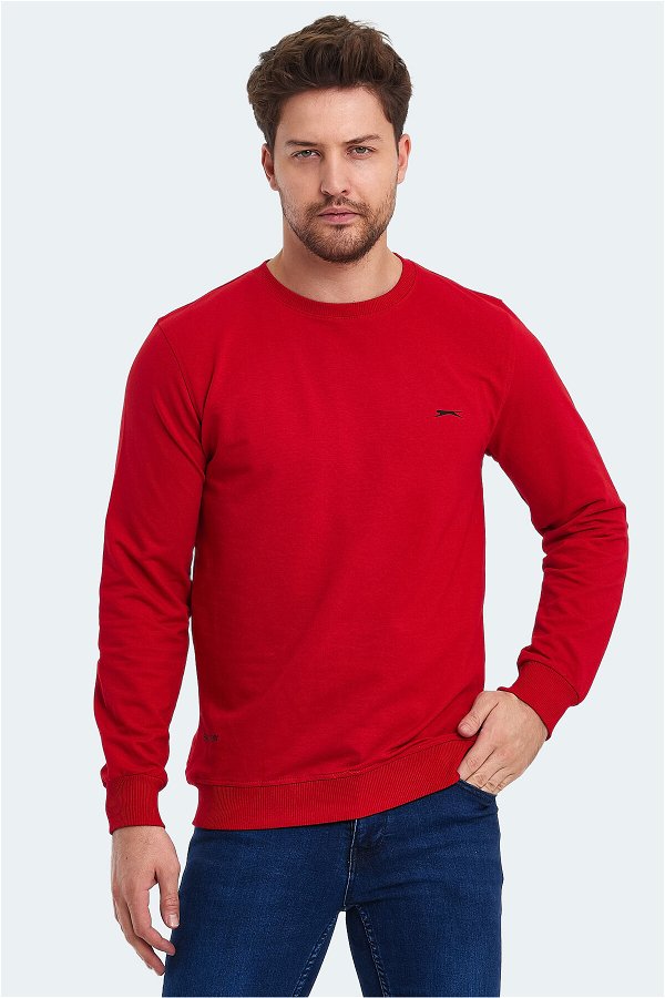 ORVAR IN Erkek Sweatshirt Kırmızı