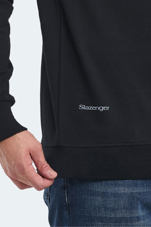 Slazenger ORVAR IN Erkek Siyah Sweatshırt