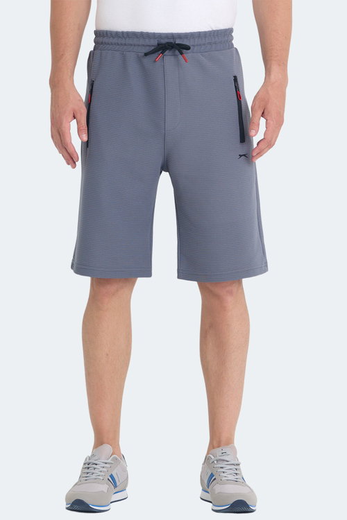 Slazenger OSAKU I Erkek Cepli Koyu Gri Şort