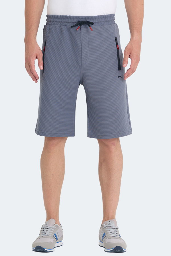 Slazenger OSAKU I Erkek Cepli Koyu Gri Şort
