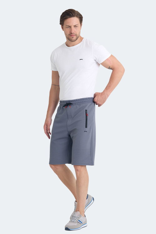 Slazenger OSAKU I Erkek Cepli Koyu Gri Şort
