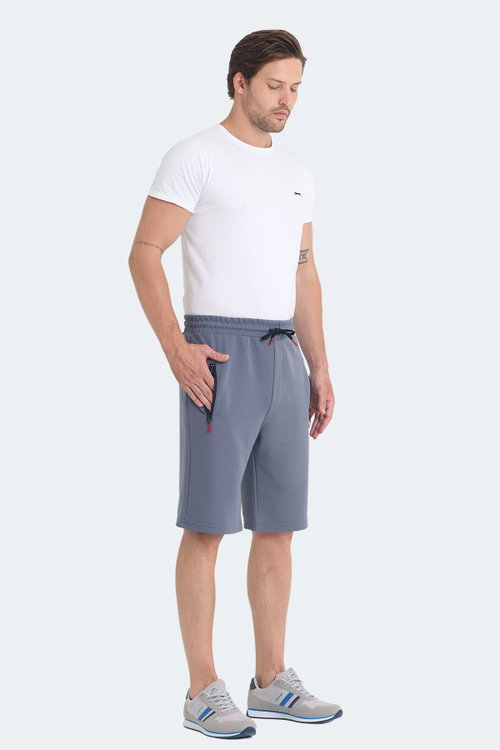 Slazenger OSAKU I Erkek Cepli Koyu Gri Şort