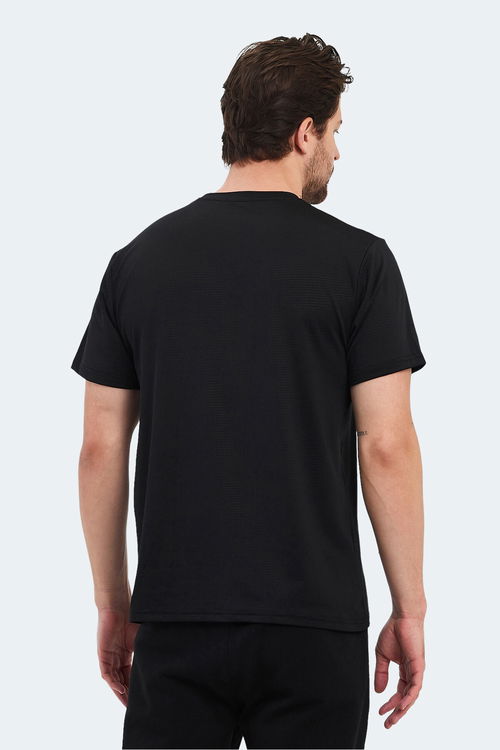 OSWIN 3lü Set Erkek Tişört Beyaz - Gri - Siyah