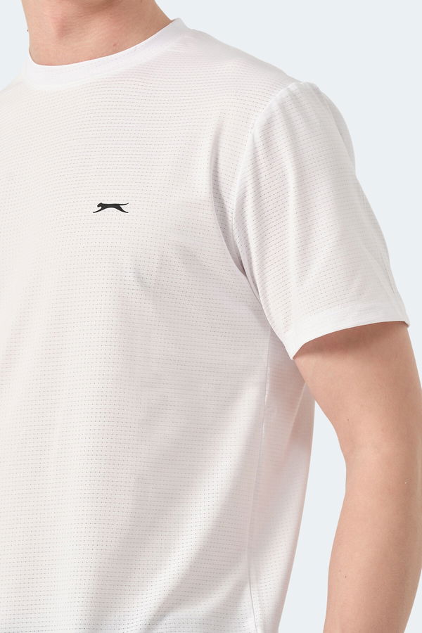 Slazenger OSWIN IN Erkek Tişört Beyaz