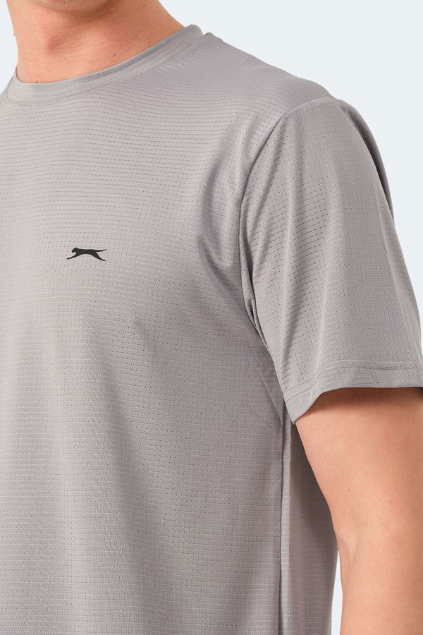 Slazenger OSWIN IN Erkek Tişört Gri