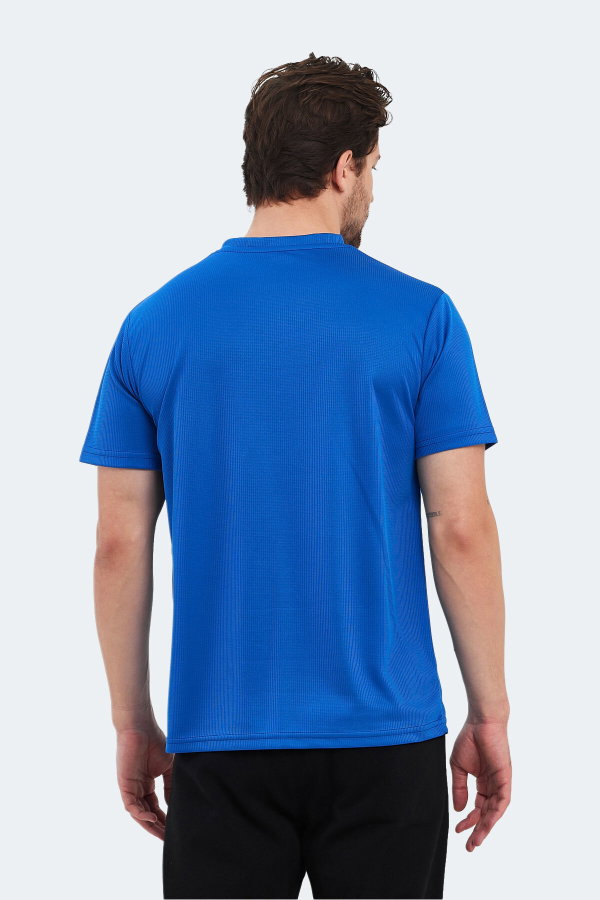 Slazenger OTAR I Erkek Saks Mavi Tişört