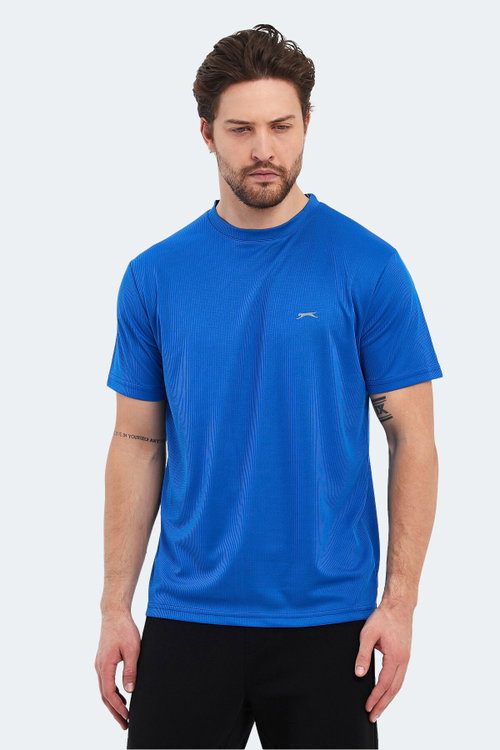 Slazenger OTAR I Erkek Saks Mavi Tişört