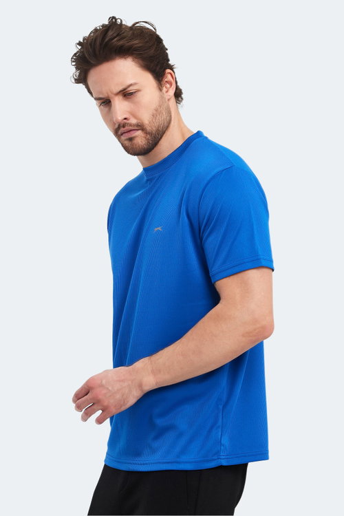 Slazenger OTAR I Erkek Saks Mavi Tişört