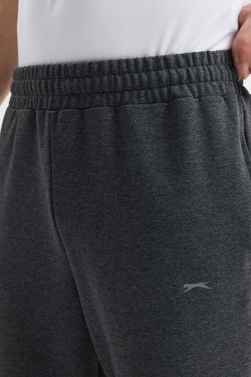 Slazenger OTEKS Erkek Cepli Koyu Gri Eşofman Altı