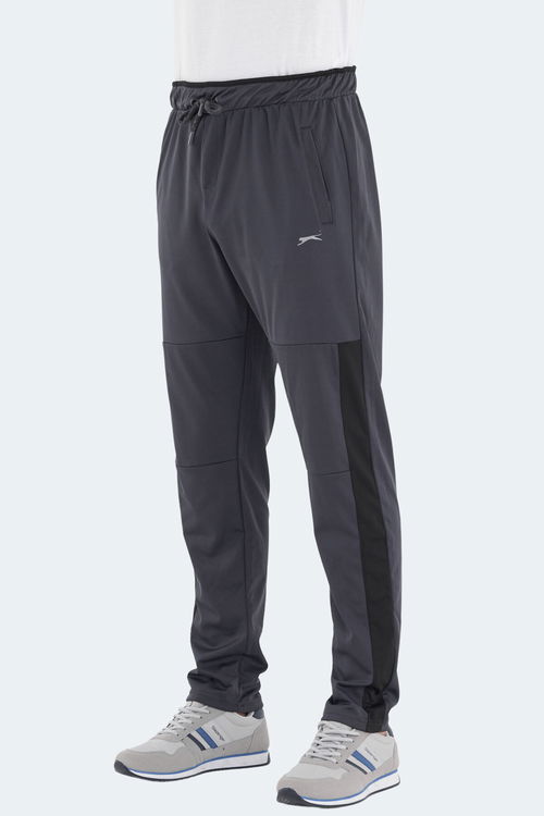 Slazenger OXFORD IN Erkek Cepli Koyu Gri Eşofman Altı