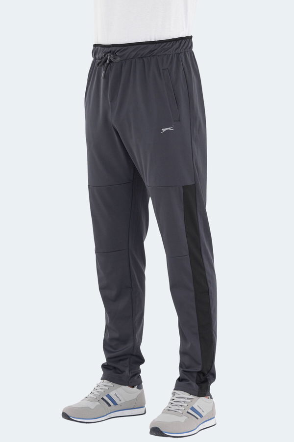 Slazenger OXFORD IN Erkek Cepli Koyu Gri Eşofman Altı