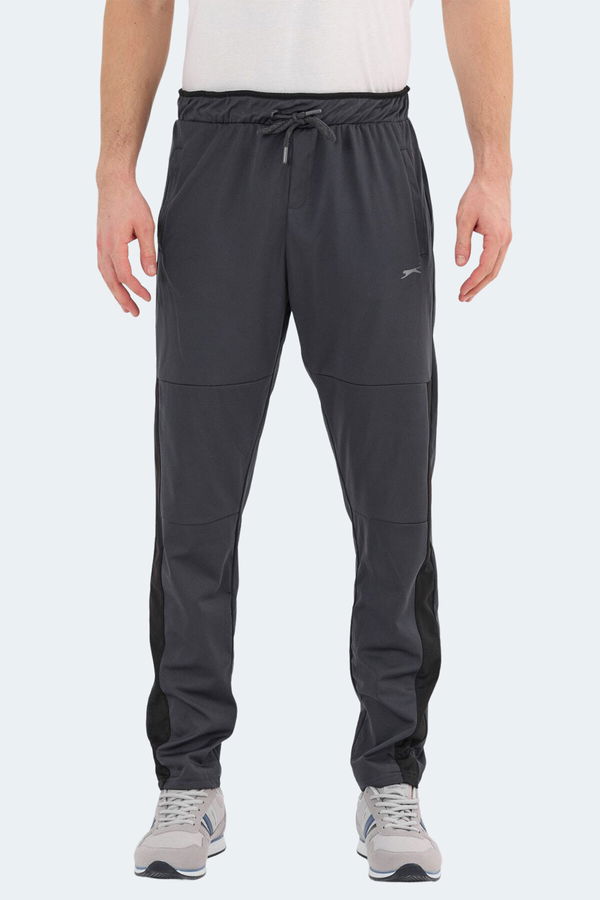 Slazenger OXFORD IN Erkek Cepli Koyu Gri Eşofman Altı