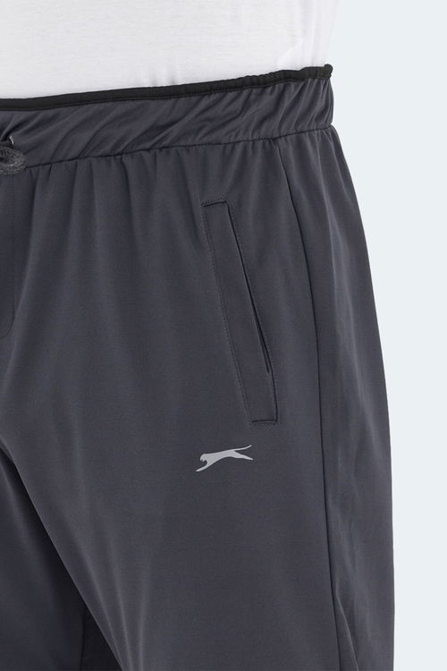 Slazenger OXFORD IN Erkek Cepli Koyu Gri Eşofman Altı