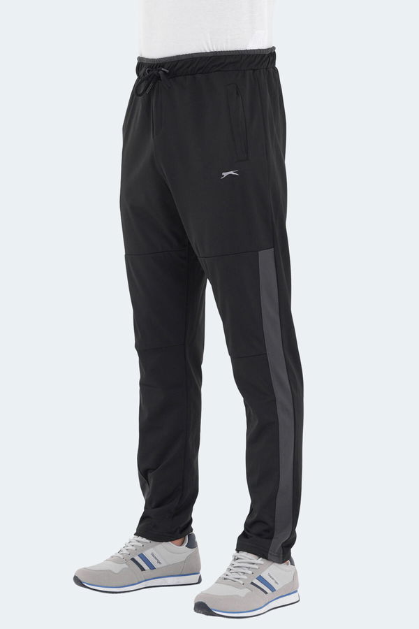 Slazenger OXFORD IN Erkek Cepli Siyah Eşofman Altı