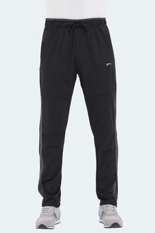 Slazenger OXFORD IN Erkek Cepli Siyah Eşofman Altı