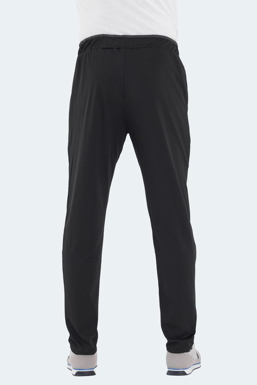 Slazenger OXFORD IN Erkek Cepli Siyah Eşofman Altı