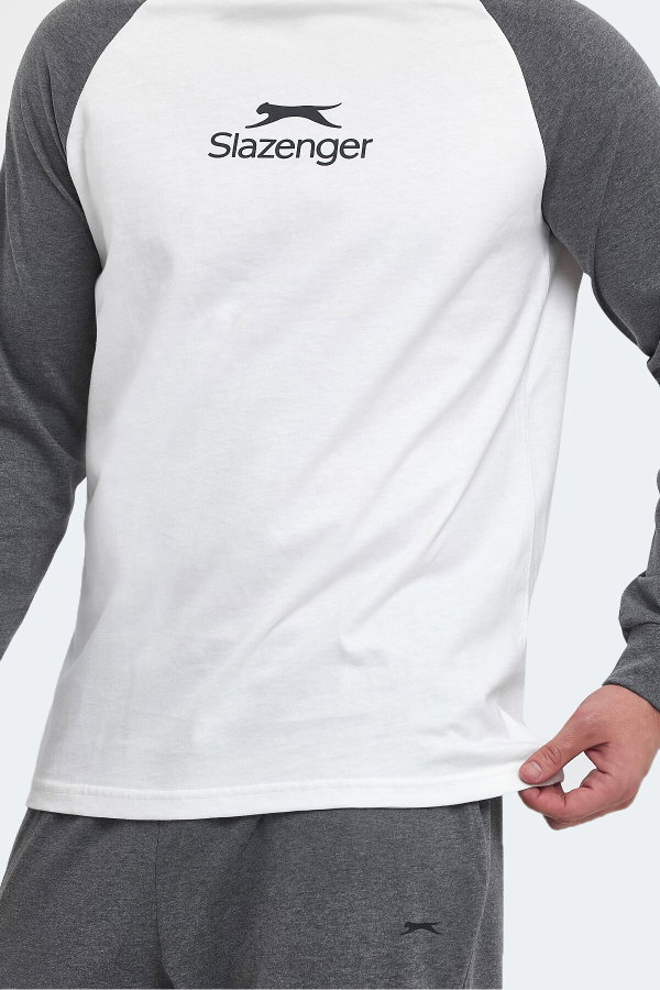 Slazenger PASCUAL IN Erkek Beyaz Pijama