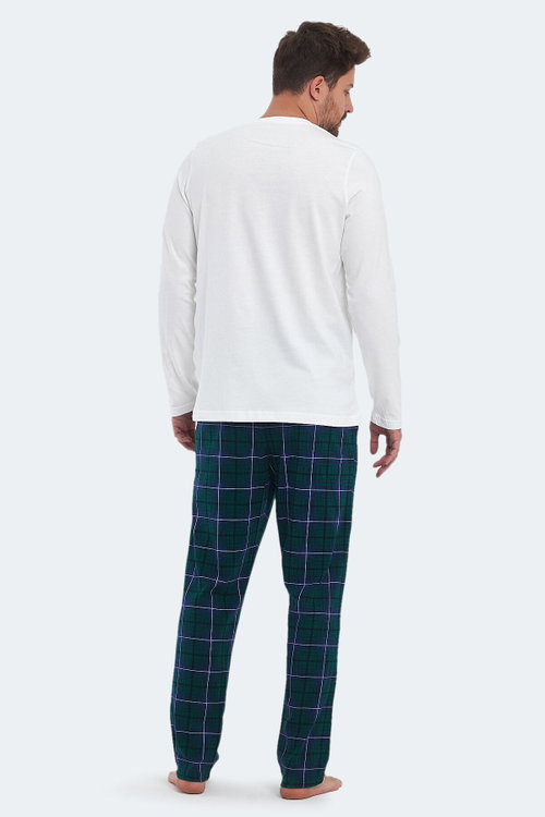 Slazenger PATRICK IN Erkek Pamuklu Beyaz Pijama