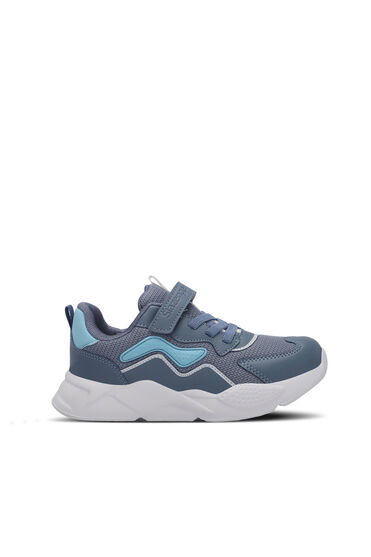 Slazenger PESO I Erkek Çocuk Cırt Cırtlı Mavi Sneaker