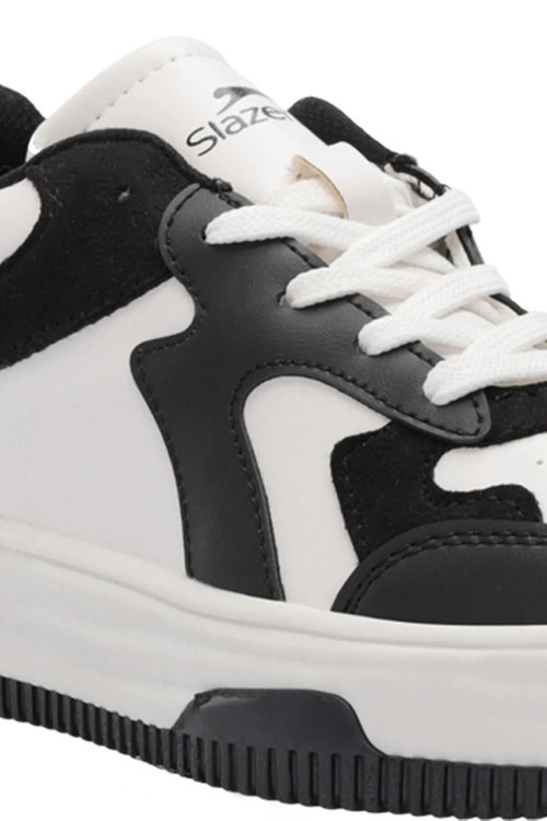 Slazenger PINTO I Kadın Siyah / Beyaz Günlük Spor Ayakkabısı