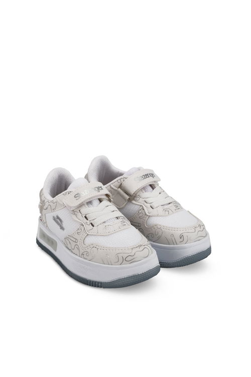 Slazenger PREAT Unisex Çocuk Cırt Cırtlı Beyaz Günlük Spor Ayakkabısı Slazenger PREAT Unisex Çocuk Cırt Cırtlı Beyaz Günlük Spor Ayakkabısı