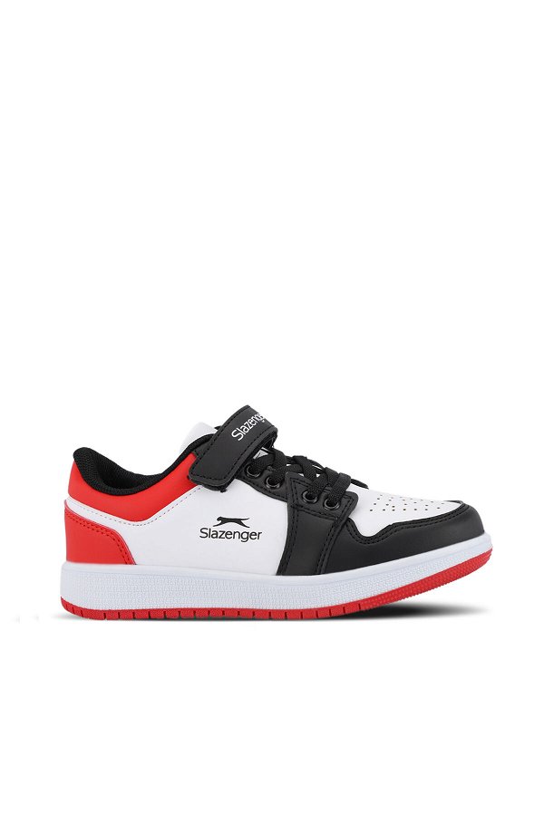 PRINCE I Unisex Çocuk Sneaker Ayakkabı Beyaz / Siyah / Kırmızı