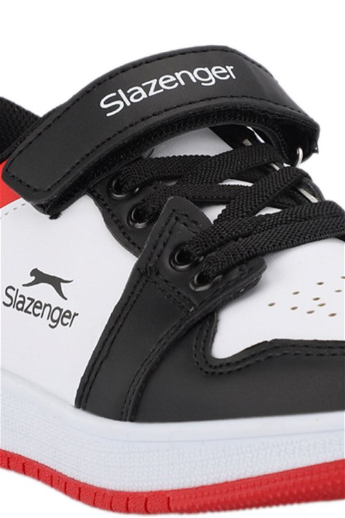 PRINCE I Unisex Çocuk Sneaker Ayakkabı Beyaz / Siyah / Kırmızı