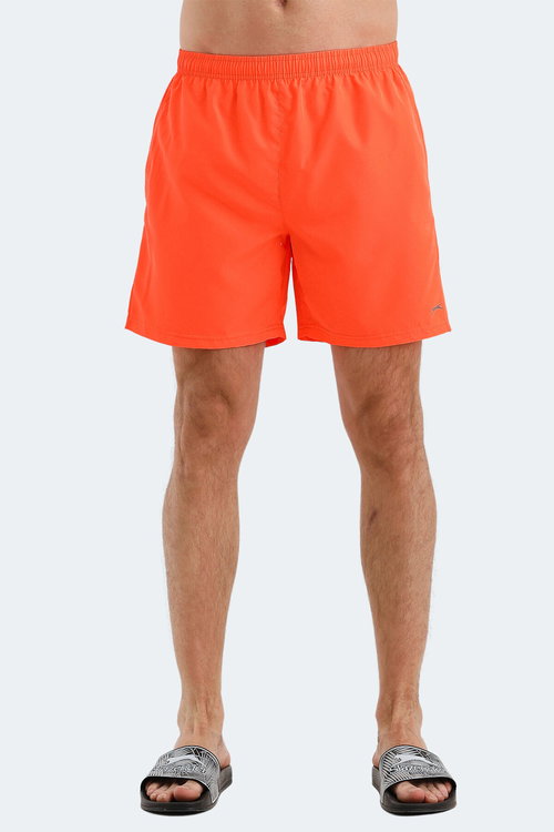 Slazenger RABI IN Erkek Cepli Deniz Şortu Neon Turuncu Mayo