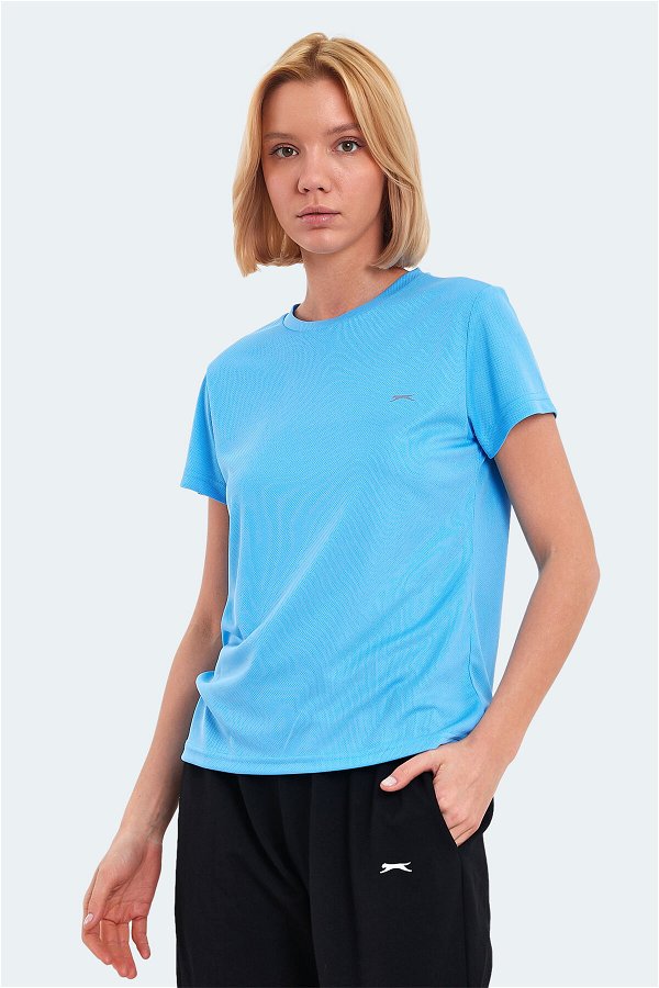 RACING Kadın Tişört Açık Mavi
