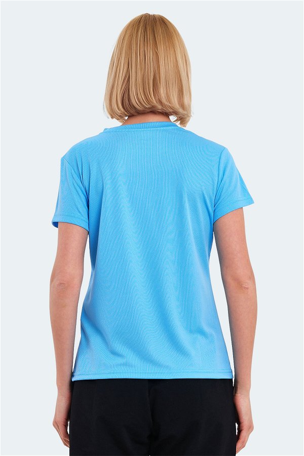 RACING Kadın Tişört Açık Mavi